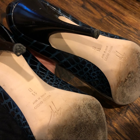 Giuseppe Zanotti | croc and jeweled heels - Picture 6 of 8